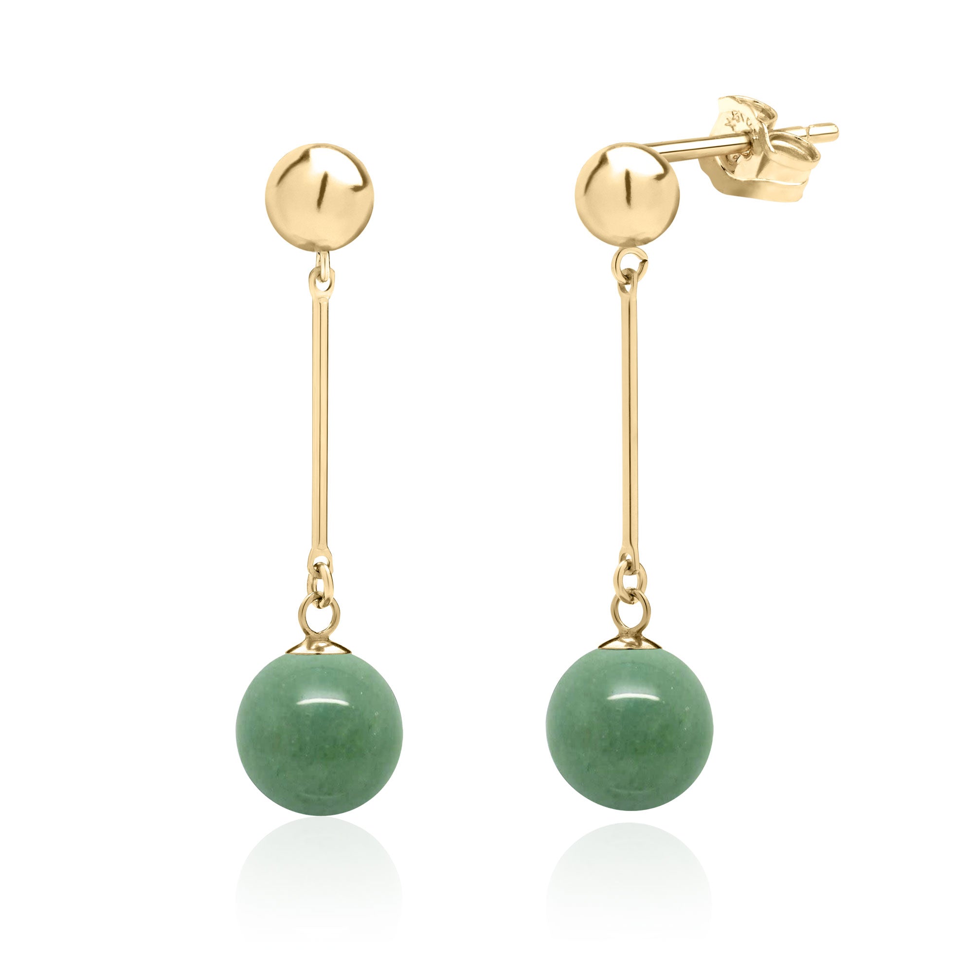 Large Sage Green Aventurine Earrings popular in 14K Gold Filled, Aventurine Jewelry for Women, Christmas Gifts for Her